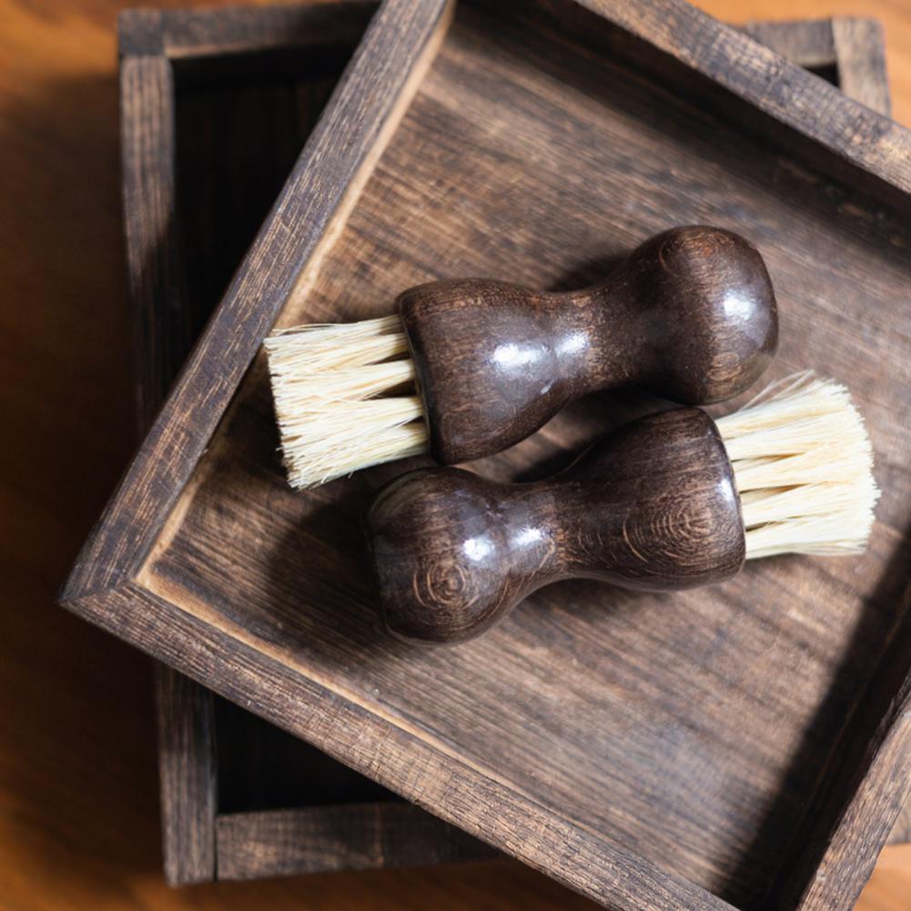 Bamboo Toothbrush Set - Bambus-Palmen-Topfbürste mit humanisiertem Holzgriff, hitzebeständige Borsten,