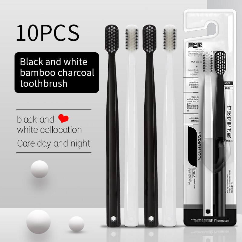 10 Stück weiche Zahnbürste Män – Bamboo Toothbrush Set Bewertung und Preis