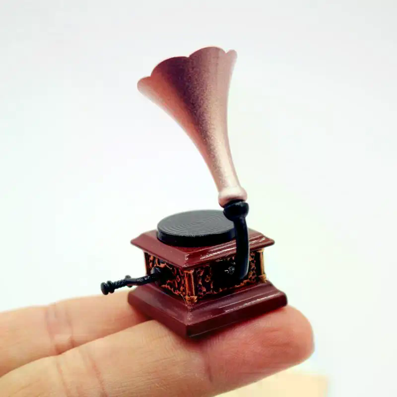 Puppenhaus Vintage Phonograph  – Sustainable Living Architecture Bewertung und Preis