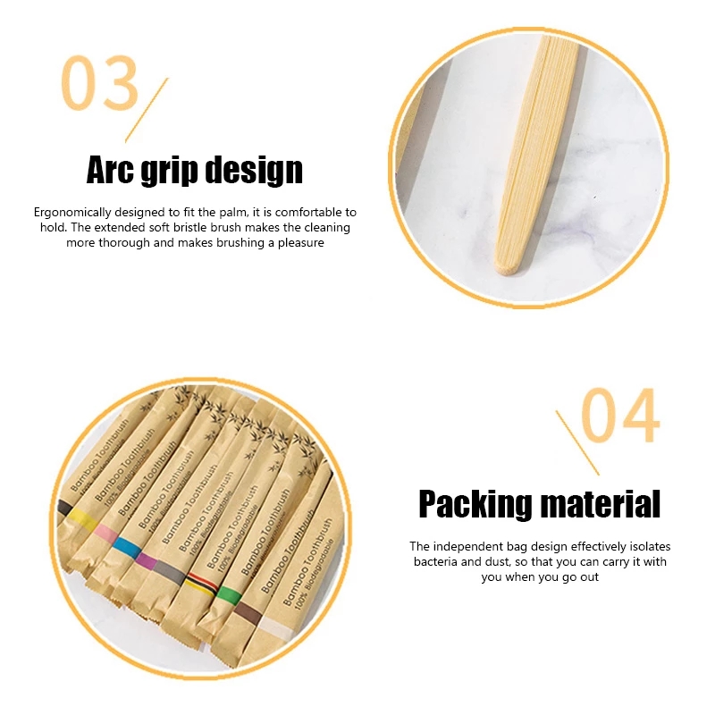 Bambus-Zahnbürsten, 100 Stück, – Bamboo Toothbrush Set Bewertung und Preis